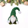 White Beard Faceless Doll Doll Display Knitted Hat Sitting Mold Heart Print Gnome Doll Ornament