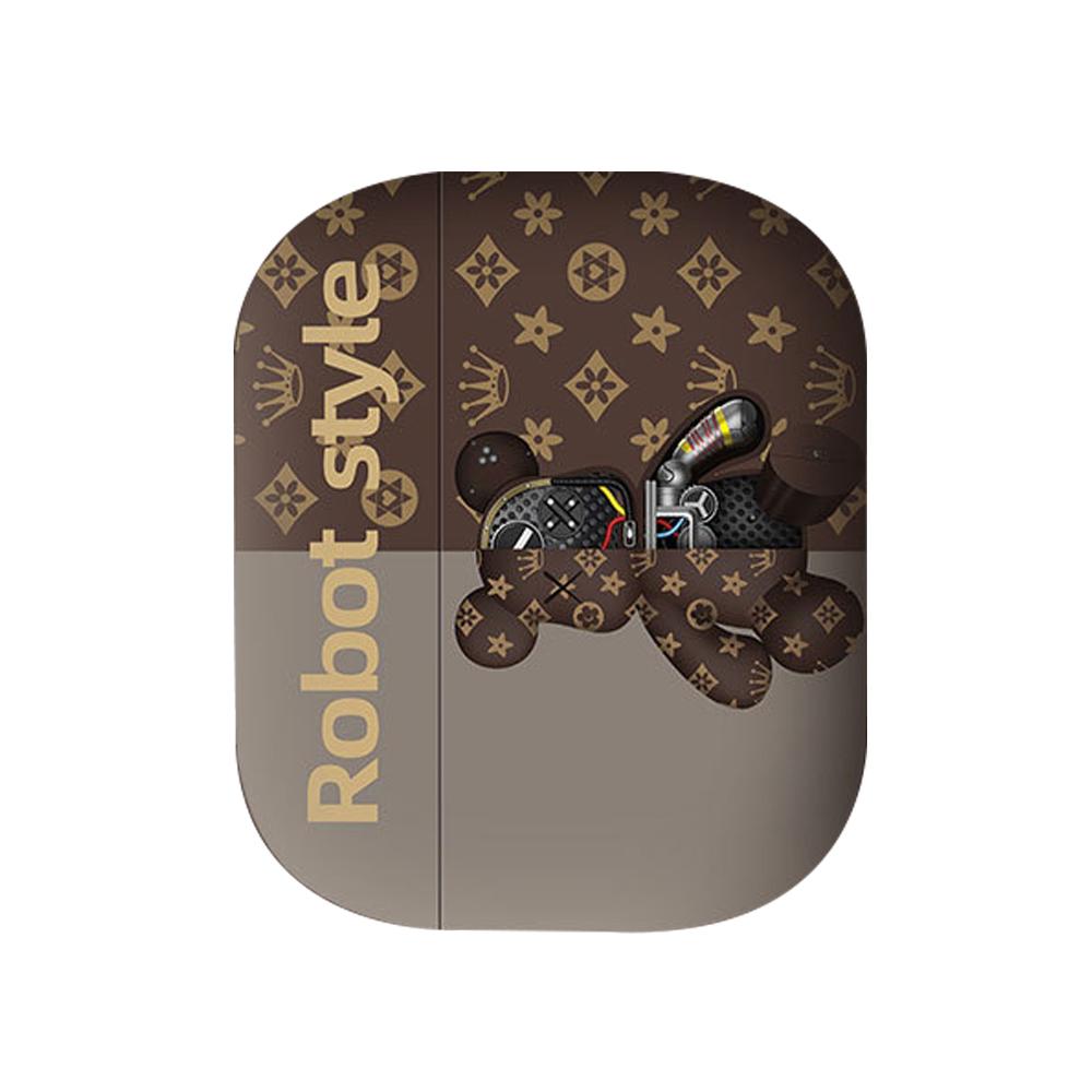 Милый мультяшный силиконовый чехол для наушников Apple Airpods 3, коричневый