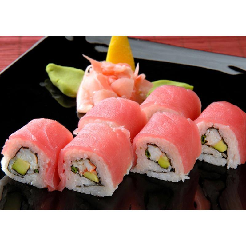 Вкусный суши-кейтеринг Декоративное настенное искусство: Настенная роспись в раме из крафт-бумаги