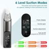 Ear Wax Vacuum Removal Kit with Carrying Case, 6 Levels Strong Suction Electric Ear Cleaner Ear Vacuum Wax Remover, USB Charge Earwax Removal Vacuum