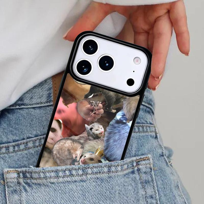 Dishwasher Possum Cute Phone Case for iPhone 16e 15 14 13 12 17 Pro Max Plus Air 17pro Cover Coque