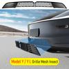 For Tesla Model Y Juniper Model YL Y L 2025 2026 Front Bumper Grille Mesh Inserts Air Inlet Vent Cover Anti-insect Accessories