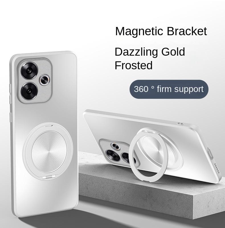 Для OPPO Realme GT 6 6T чехол жесткий AG матовый с кольцом магнитный защитный чехол для OPPO Realme GT Neo 6 Se Neo6 Shell