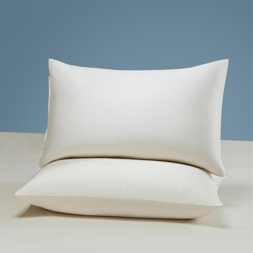 Tencel Lyocell Pillowcase Summer Silky Smooth Solid Color Silk Cool Pillow Towel Pillowcase