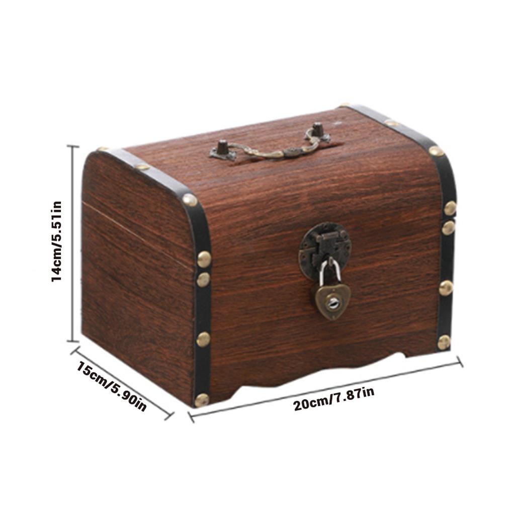 Копилка-копилка в стиле ретро, износостойкая копилка с замком