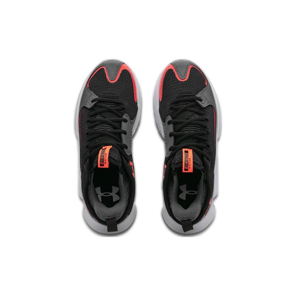 Under Armour Flow FUTR X 3 Men's Grey Red Basketball Shoes 3026630-102
