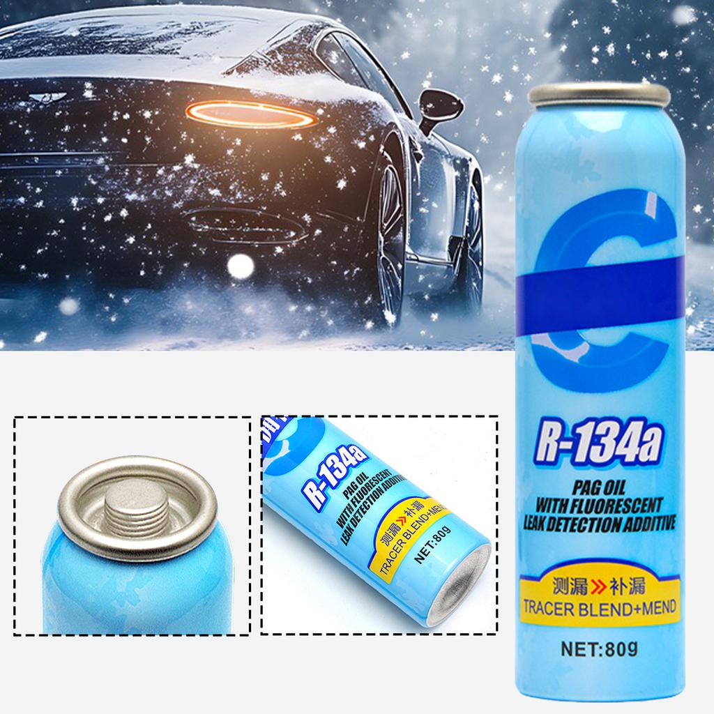 R134a Refrigerant Leak Repair Agent Strong Car Air Conditioner Oil Fluorescent Detection Repair Agent Plugging Agent Leak R 134a