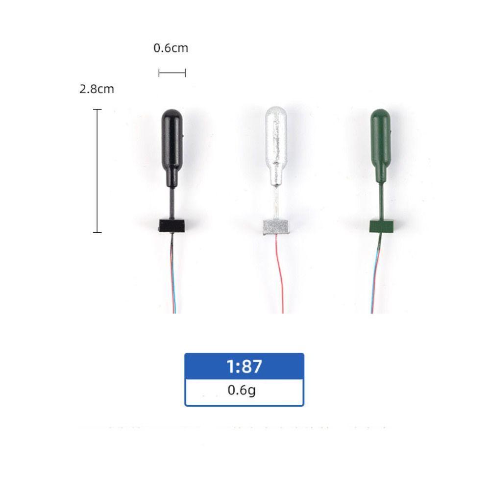 3V Dollhouse Wall Lamp ABS Metal Material Sand Table Chandelier White/Warm Light Model