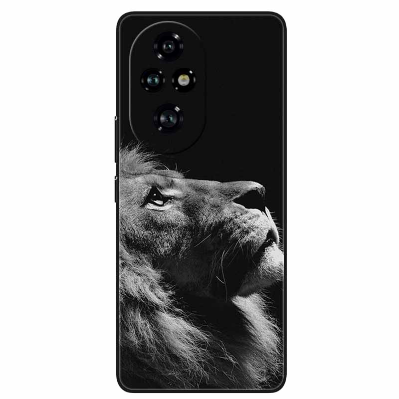 Чехол для Honor 200 5G Милый Мультяшный Силиконовый ТПУ Мягкий Чехол для Телефона для Honor 200 Honor200 Защита Задней Крышки FUnda Coque