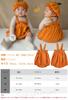 Christmas Costume Baby Pumpkin Romper Coverall Pumpkin Costume Boy Girl Costume 66 73 80 Fancy Dress Romper Newborn with Hat Commemorative Photo