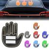 Автомобильный светодиодный индикатор жестов, радужная подсветка, аксессуары для рук, украшение с лампой, забавный пульт дистанционного управления с пальцем, Z3L0