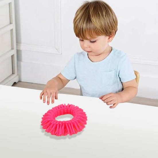 Антистрессовая яркая цветная игрушка, экологически чистый браслет без запаха, мягкая эластичная разминаемая декомпрессионная игрушка для детей и взрослых