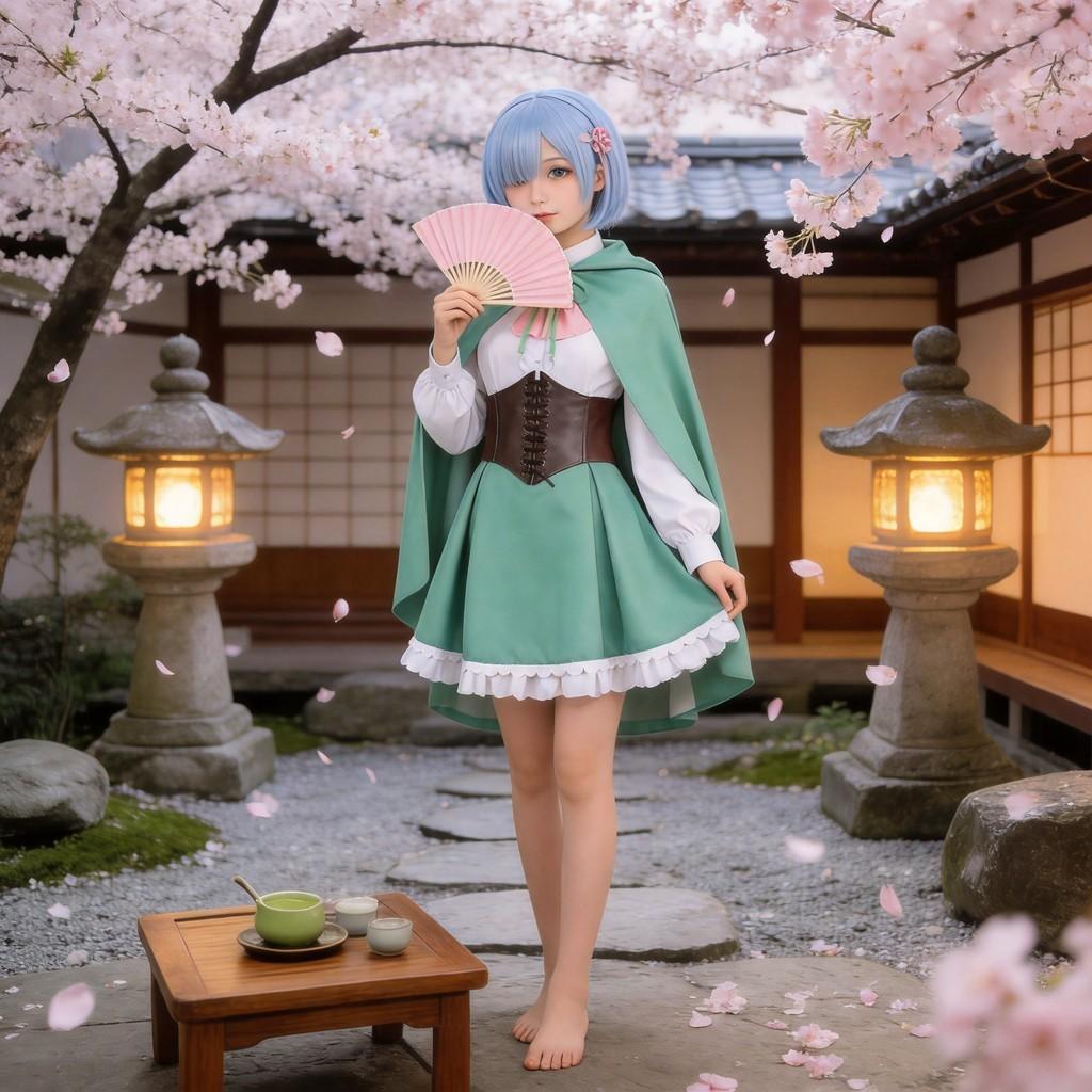 Косплей-костюм Рам и Рем из «Re:Zero. Жизнь с нуля в другом мире» из полиэстера для конвентов