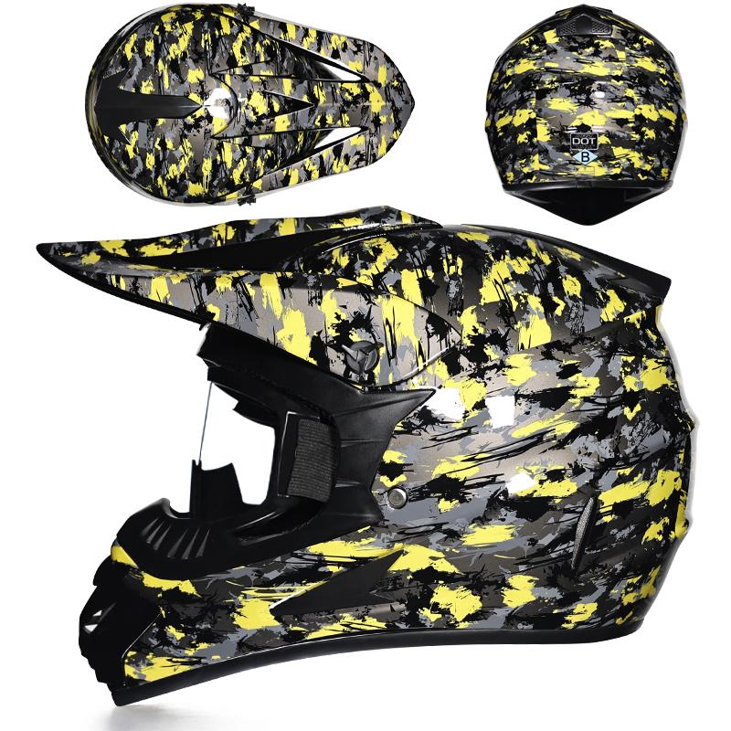 ABS Certified Professional Motocross Helmet Men's Motorcycle Casco Off-road Rally Capacete Dot 1.3kg Unisex