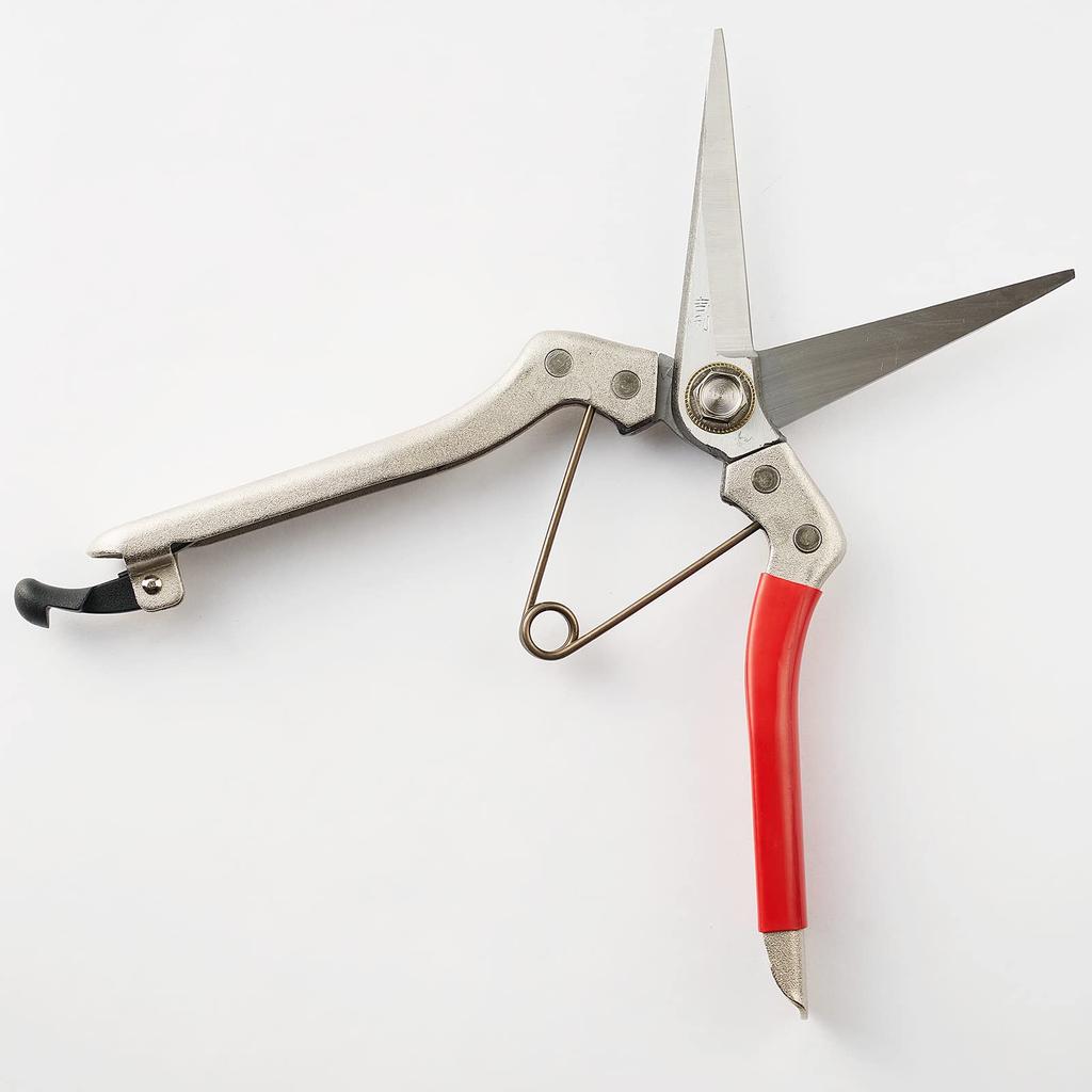 Aguri no Kura Geely long blade pruning made in made in Niigata for detailed for harvesting for cutting and thinning the buds of fruit for pruning