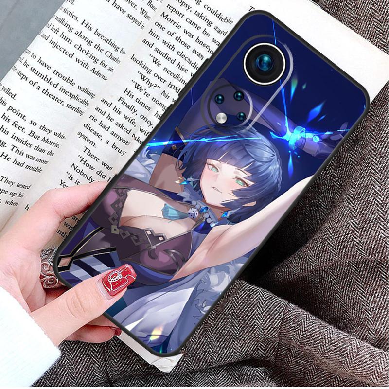 Чехол Yelan Genshin Impact для Honor Magic 8 6 7 Lite Honor 400 200 Pro 50 70 90 X8c X8b X9a X9c X9b X9d Win Cover