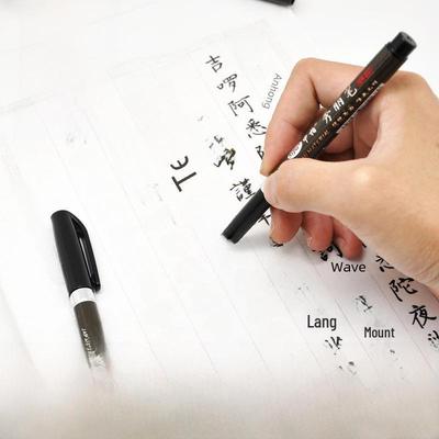 Ручка для письма студентам Zhongbaixiu SB57/SB56 — гладкая ручка для подписи мелким, средним и крупным обычным шрифтом.