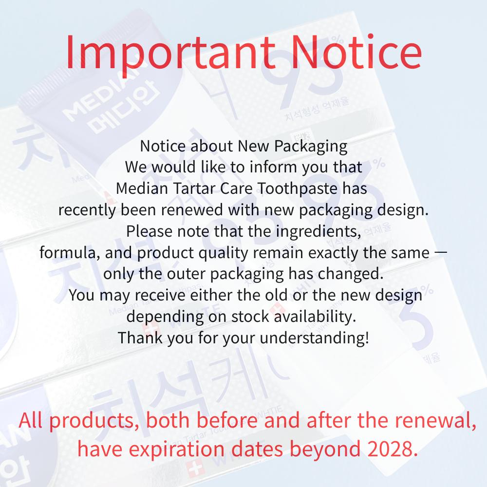 Median 93% Advanced Tartar Dental Iq Toothpaste 120g*3ea