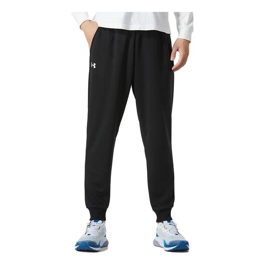 Under Armour Однотонный фирменный логотип с принтом, круглым вырезом, длинными рукавами и эластичными манжетами, длинные брюки, повседневный спортивный комплект 23600704-001+23600306-009