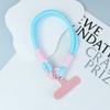 Color Matching Mobile Phone Lanyard Key Chain Creative Short Hand-woven Lanyard Mobile Phone Case Key Ring Bag Sling