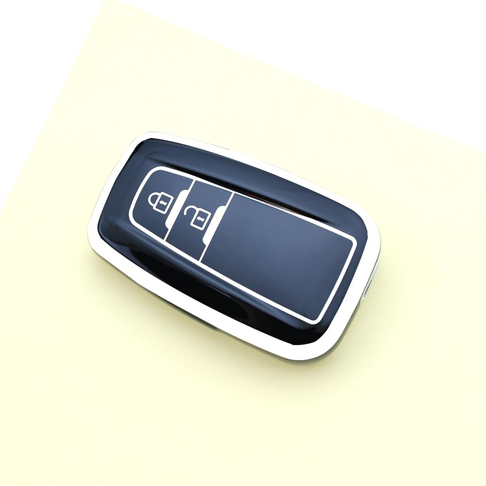 Tpu Auto Shell Fob Car Key Case Cover Keychain Accessories For Toyota Prius Camry Corolla Chr C-Hr Rav4 Land Cruiser Prado