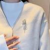Металл, полный бриллиантов, жемчуга, роз, брошей, милый, большие корсажи, темперамент, булавки, костюмы и аксессуары