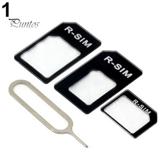 3-в-1 Адаптер-конвертер NanoSIM на Micro SIM и стандартную SIM-карту