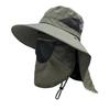 Unisex Anti-UV Breathable Sunshade Fishing Hat with Face Cover
