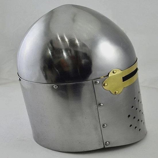 Medieval Steel Sugarloaf Helm