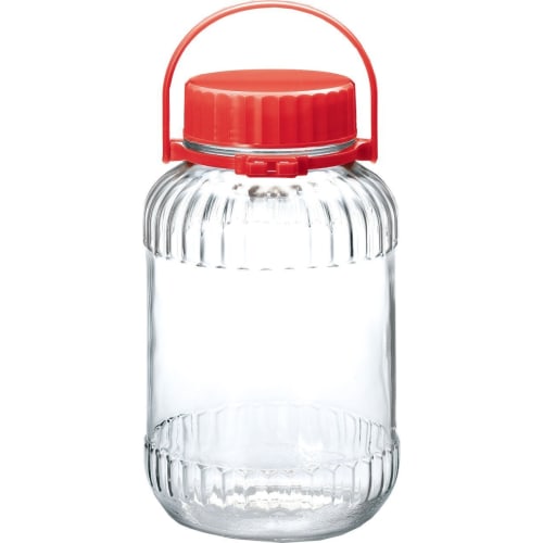 Toyo Sasaki Glass Fruit Wine Storage Container, 5 Liter, No. 7, 5000ml, Made In Japan, Plum Wine Bottle, Glass Container, Storage Jar, Plum Wine Bottl