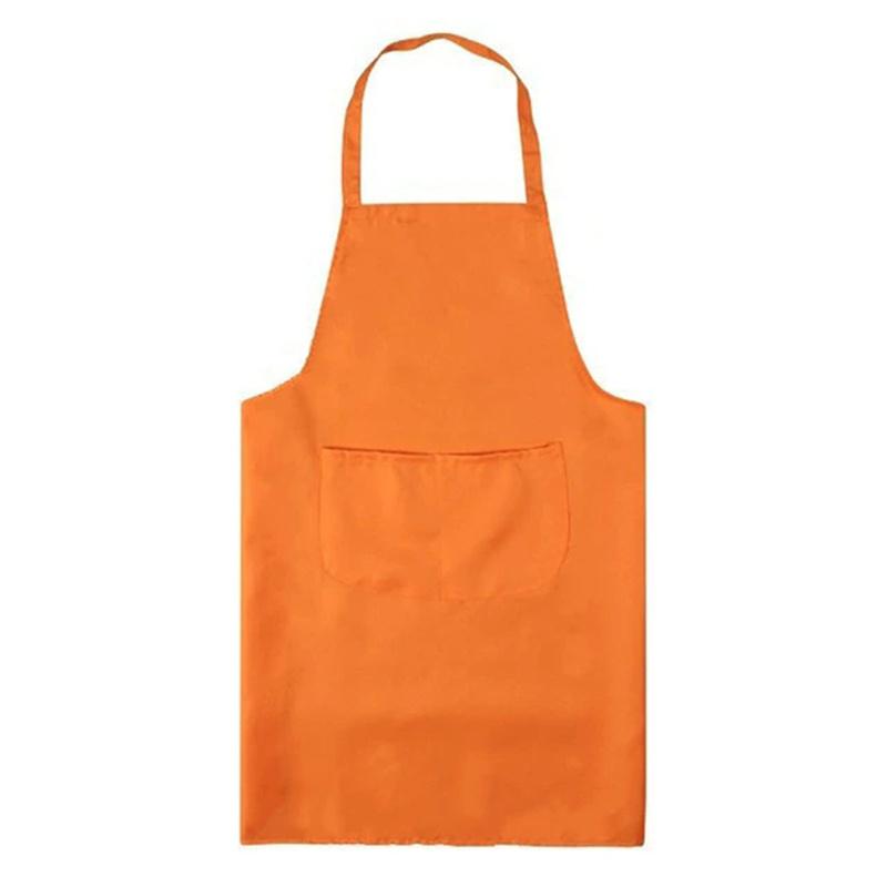 Kitchen Convenience Store Solid Color Apron Adjustable Bib Apron Dress Men Women Kitchen Restaurant Chef Classic Cooking Apron
