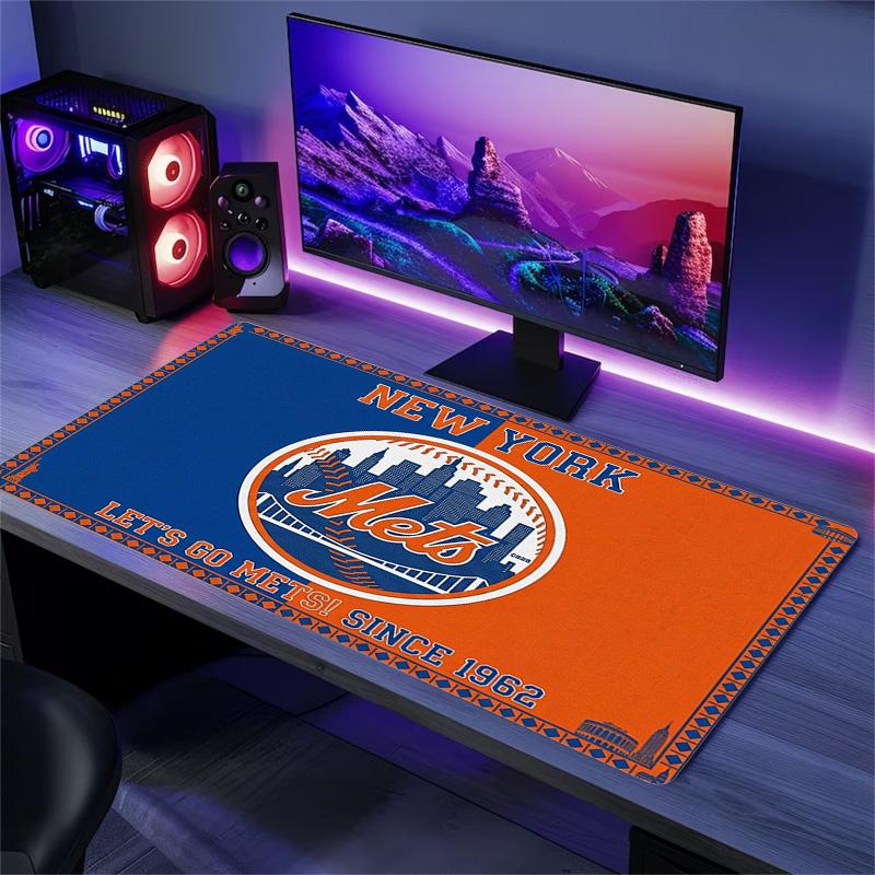 New York Mets Color Mouse Pad Large Gaming Table Cushion Non-slip Laptop Tablet Big Mousepad XXL Mat Mini PC Playmat With Lock edge