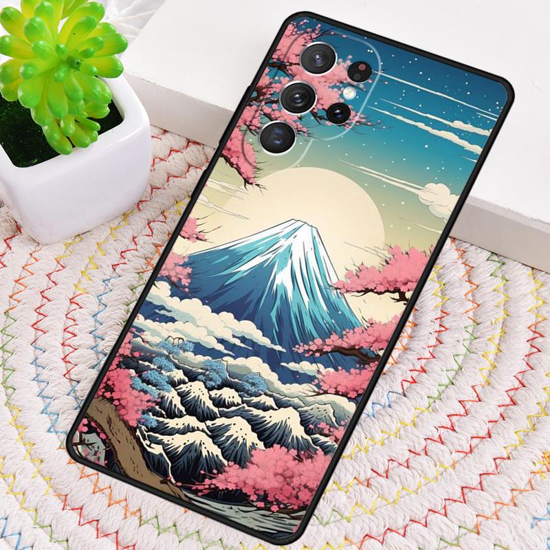 Силиконовый чехол для телефона с изображением горы Фудзи для Samsung Galaxy note 10 pro S26 S25 S24 S23 S22 S21 Plus S25Ultra Чехол