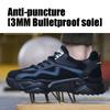 Легкая обувь по страхованию труда, мужская рабочая обувь с защитой от разбивания и пирсинга, дышащая, противоскользящая, износостойкая изоляционная защитная обувь на четыре сезона