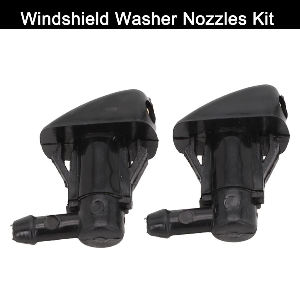 2Pcs Car Windscreen Washer Jet Spray Nozzle For Hyundai For Tucson 986302E100 Dual Holes Windshield Nozzle Water Spray Jet