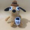 25cm This Is Fine Meme Coffee Dog Plush Toy Soft Stuffed Doll Cute Movie Tv Theme Children'S Birthday Gift For Boys