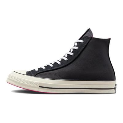 Chuck 70 Износостойкие Высокие Кеды из Канваса Унисекс Черный Розовый