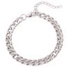 Best-selling stainless steel bracelets for couples, personalized style ins Simple and elegant thick chain titanium steel jewelry