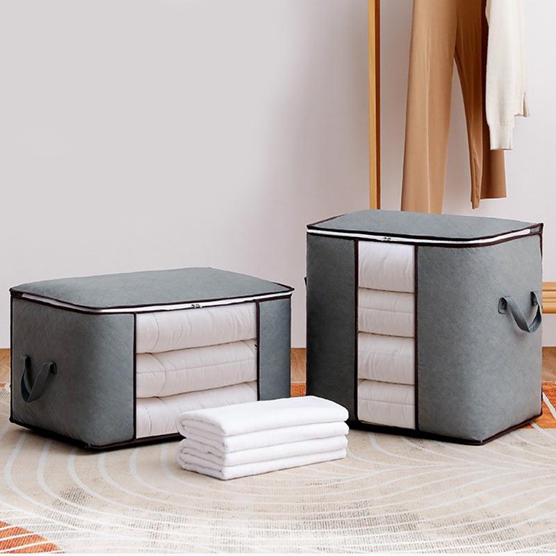 1pc Blanket Quilt Storage Bag, Dust Bag, Clothing and Miscellaneous Items Zipper Bag with Handle