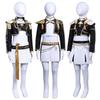 Kids Black Golden Performance Costume Kpop Demon Hunters Huntrix Rumi Zoey Mira Cosplay Costume Wig For Girls Halloween Party