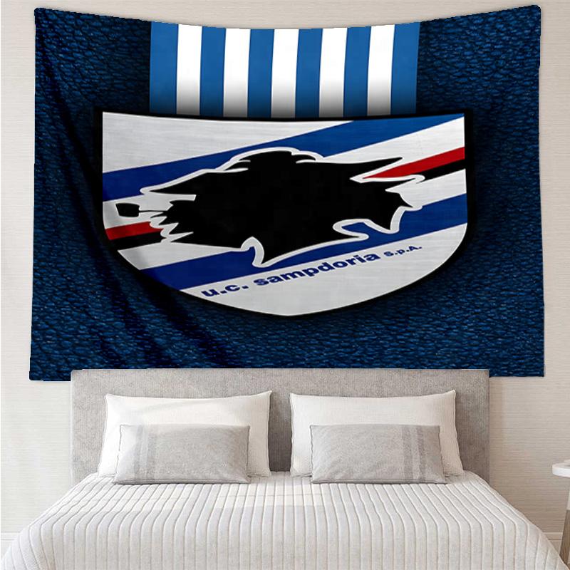 Rugby Team Emblem Printed Tapestry, for Bedroom,Livingroom, dormitory, Large Wall Decor, Fabric Decor Fan Birthday Gifts