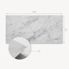 Decorative Self-Adhesive Vinyl Panel 100x50 cm Marble Pattern with Veins