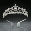 European American Rhinestone Bridal Crown Headband - Wedding Jewelry, Cake Toppers, Children's Birthday Crown
