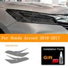 2 шт. Для Honda Accord 2016 2017 2018 Дымчато-черная Прозрачная Защитная Наклейка из ТПУ Защита Фар Автомобиля Тонировочная Пленка