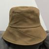 Solid Color Travel Versatile Basin Hat Spring and Autumn Day Show Face Small Personality Cloth Hat Sunshade Fisherman Hat Children Tide Versatile