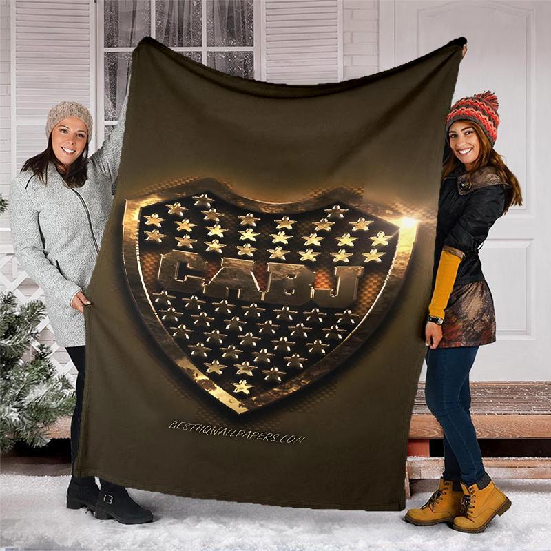 Club Atlético Boca Juniors printed throw blanket—soft,warm;versatile blanket for all seasons—perfect as &air-conditioning throw,nap blanket