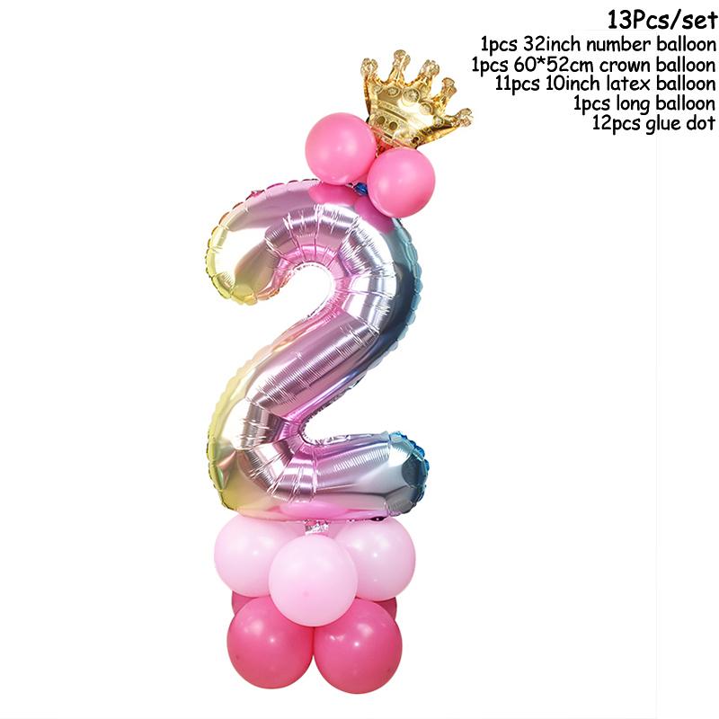 Набор одноразовой посуды для вечеринки в стиле единорога, бумажная тарелка, стакан, салфетка, единорог, воздушные шары, товары для украшения дня рождения для детей и девочек