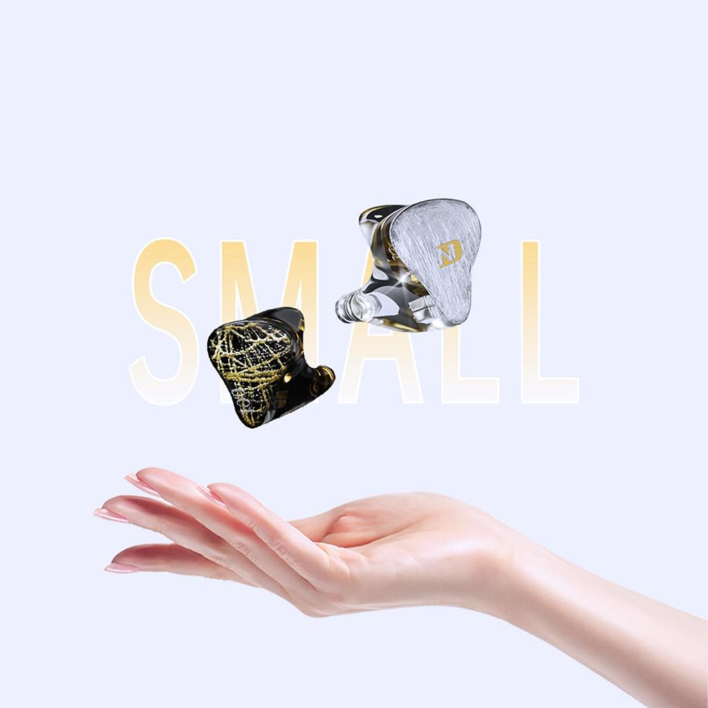 LINSOUL Hybrid Earphones Designed for Music Lovers Resin Material for Comfortable Wearing Carefully Tuned Structure Small Size Easy To Carry Anywhere