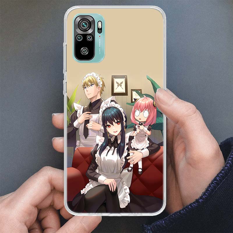 Чехол для телефона Spy×Family Anime для Xiaomi Redmi 9 9A 9C 9T 10 10A 10C 8 8A 7 7A 6 6A S2 K20 K40 Pro, мягкий силиконовый чехол