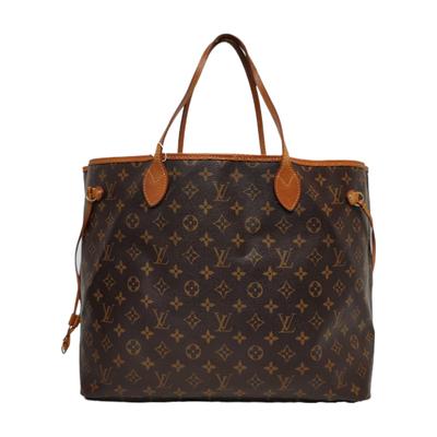 [Б/У] Сумка-тоут Neverfull Classic из канвы с монограммой - В хорошем состоянии #EQYYIN